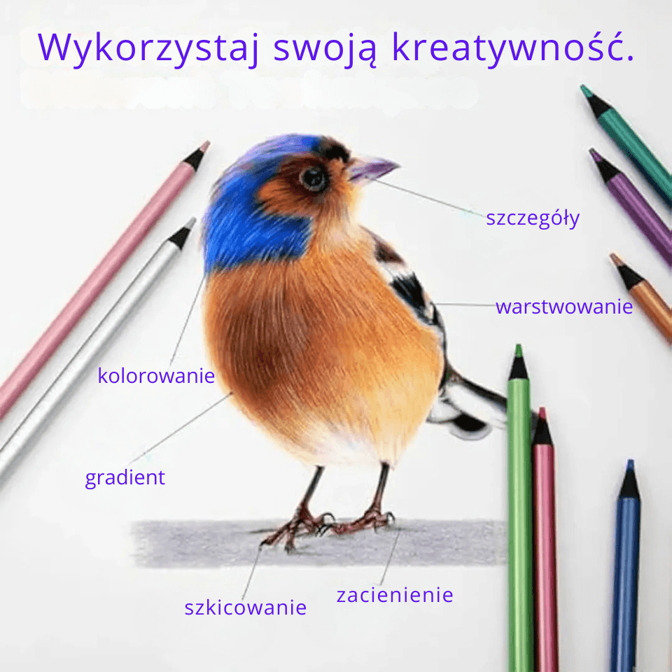 Metallic Art 12 – zestaw 12 metalicznych kredek do rysowania i szkicowania.